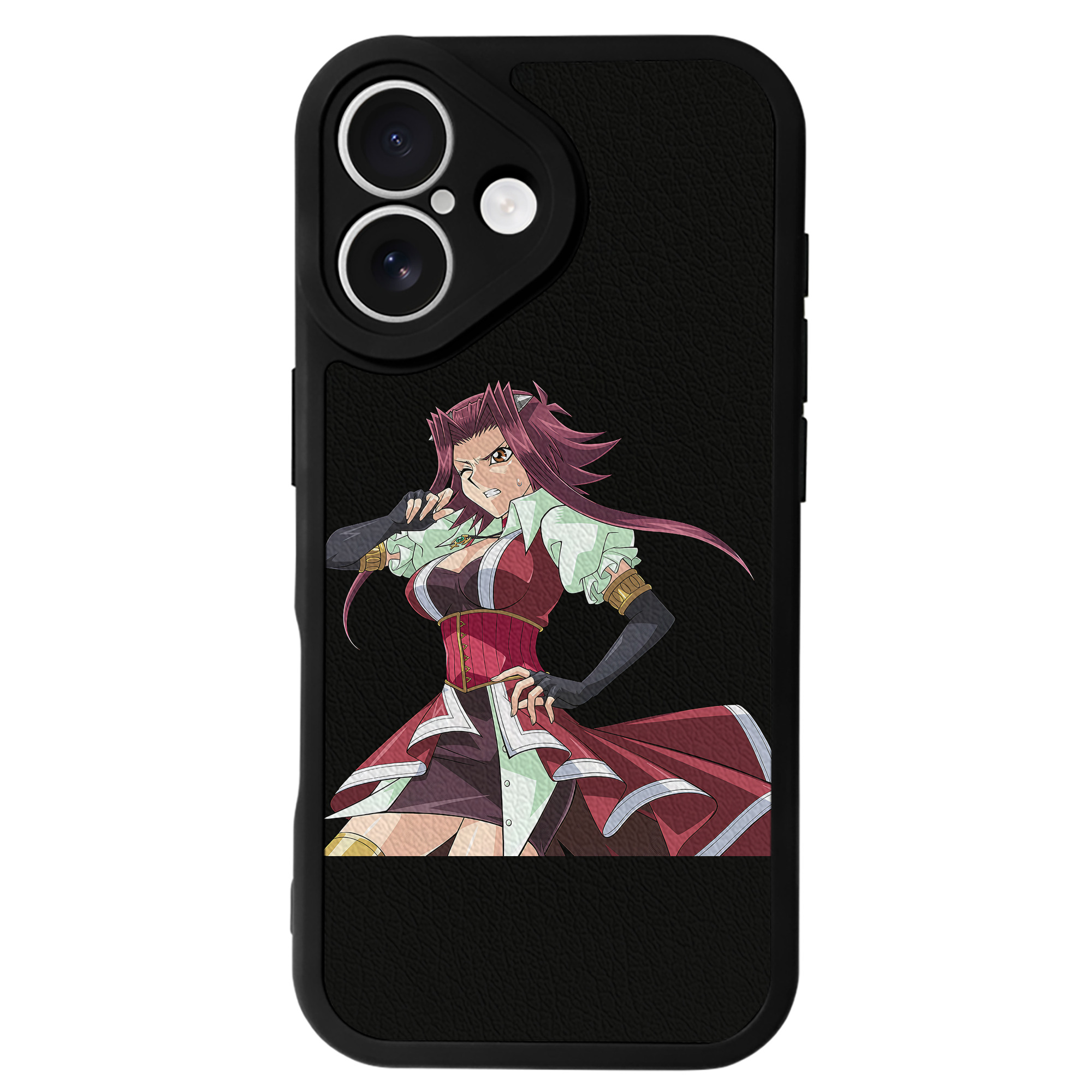 （画像用） 遊☆戯☆王 Yu-Gi-Oh! 【iPhone 16シリーズ対応】シリコンスマホケース（レザー調） 材質：シリコン